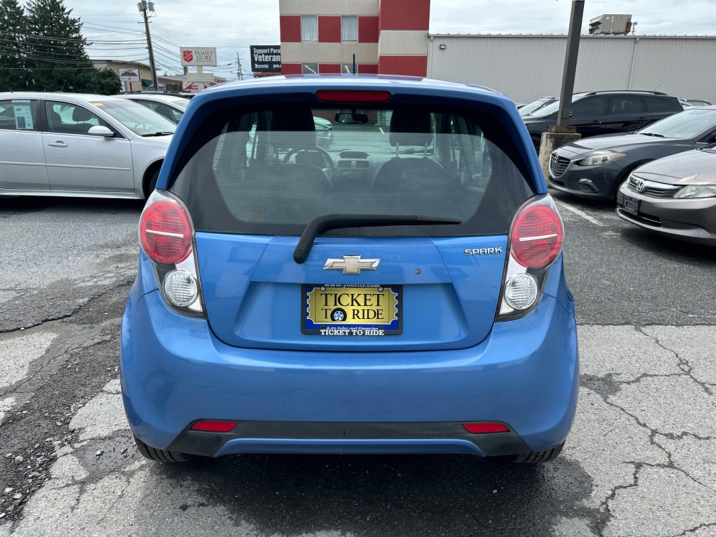 2015 BLUE Chevrolet Spark 1LT CVT (KL8CD6S92FC) with an 1.2L L4 16V DOHC engine, Continuously Variable Transmission transmission, located at 1254 Manheim Pike, Lancaster, PA, 17601, (717) 393-9133, 40.062870, -76.323273 - Photo#5